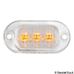 Lumière courtoisie polycarbonate 3 LED sans bague